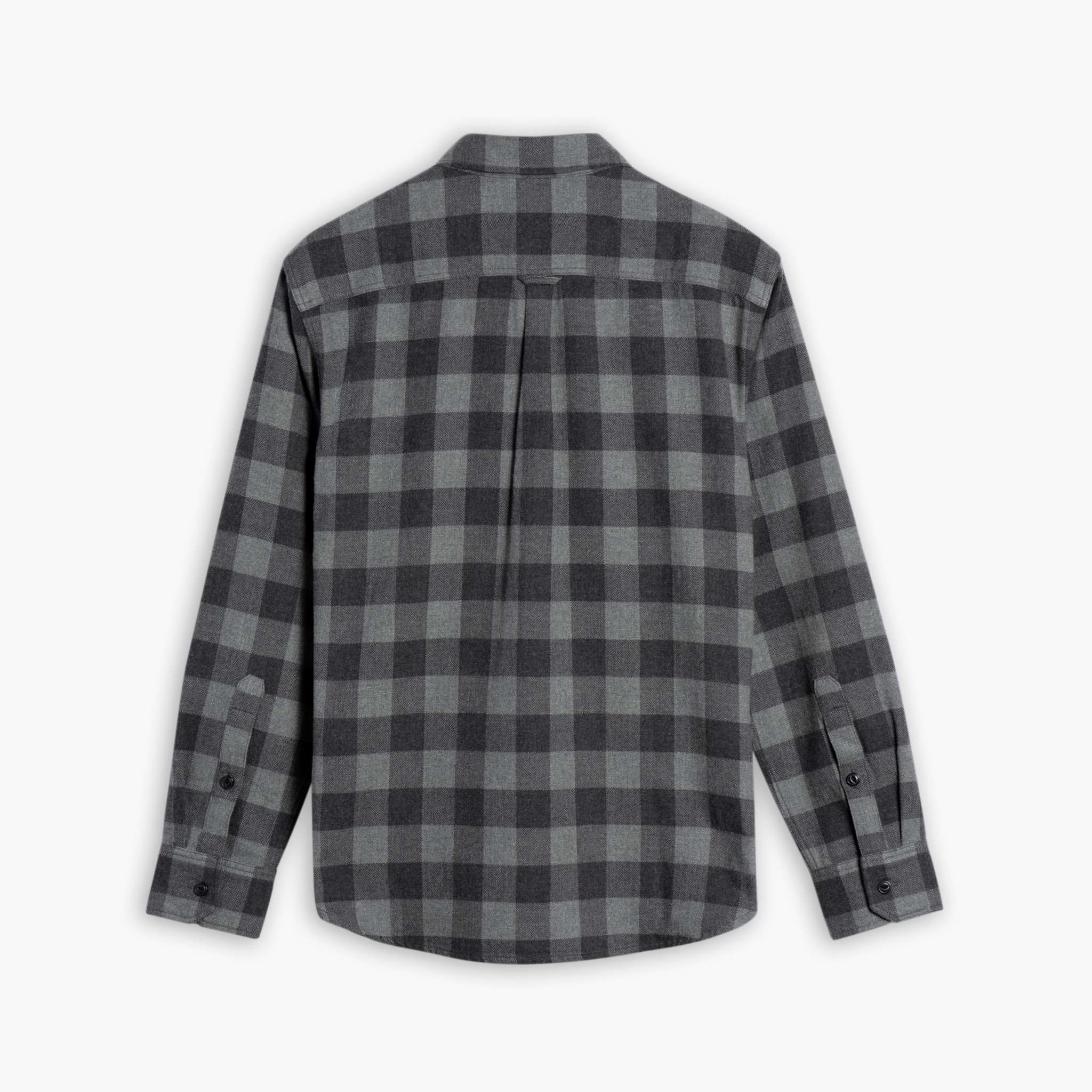 Buffalo Check Shirt | Black & Grey