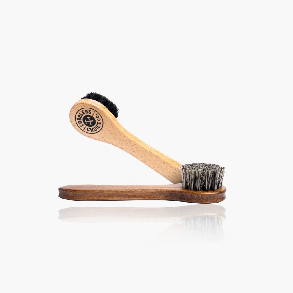 Cobbler's Choice Dauber Brush Bundle | Brown + Tan