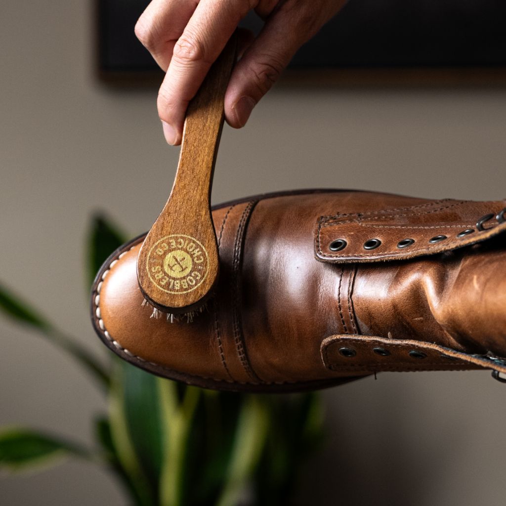 Cobbler's Choice Dauber Brush Bundle | Brown + Tan