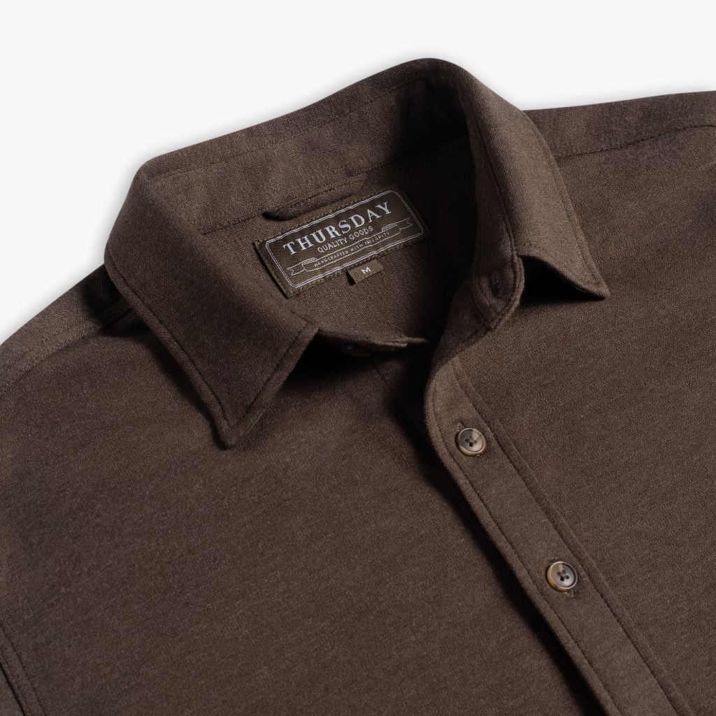 Everyday Button-Down Shirt | Brown