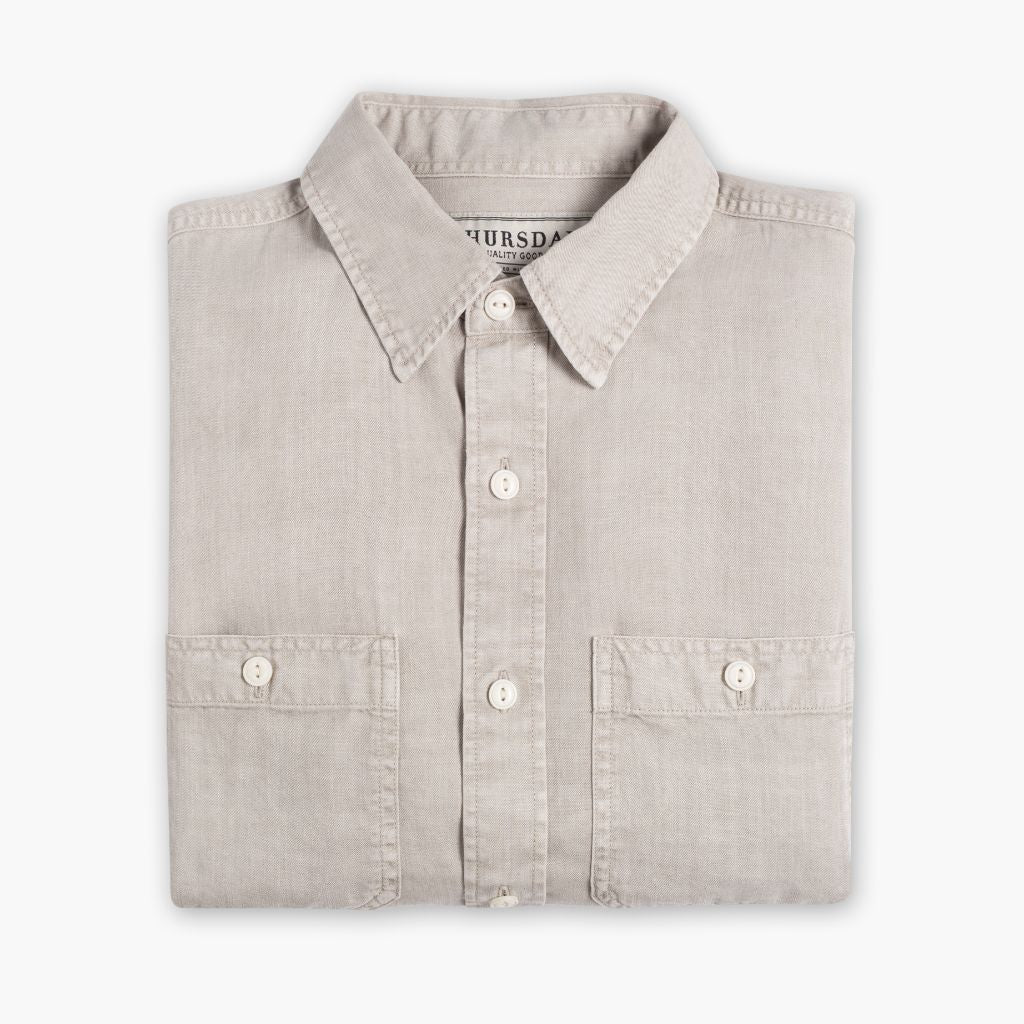 Chambray Workshirt | Oyster