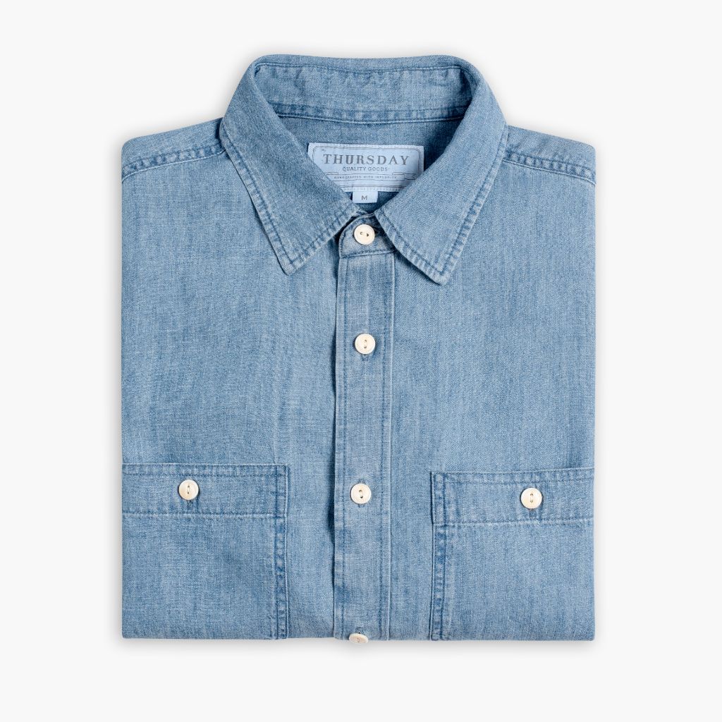 Chambray Workshirt | Vintage Indigo