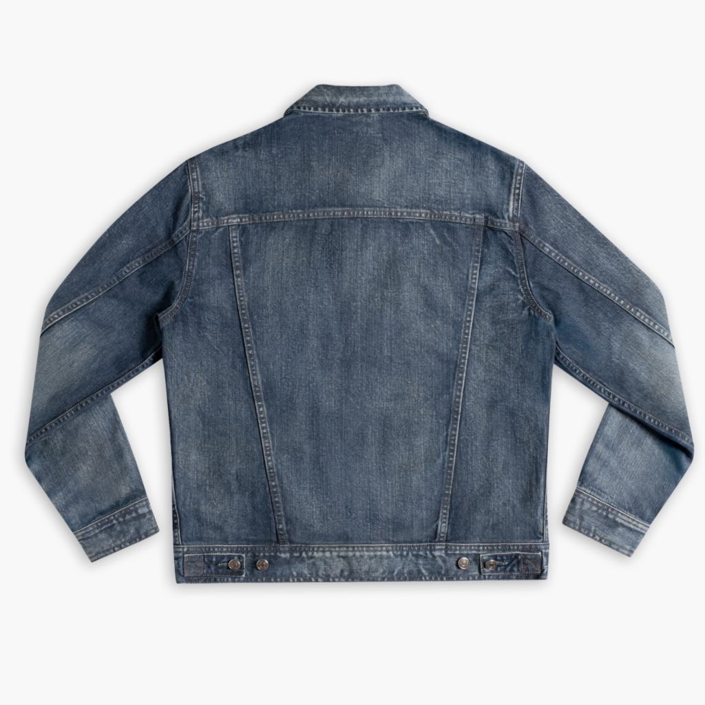 Denim Trucker Jacket | Faded Indigo