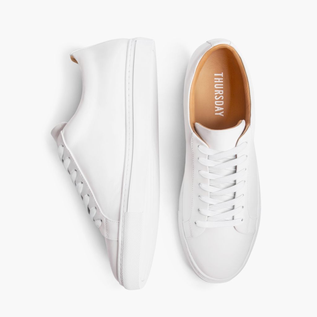Women's Premier Low Top | White (Blind Eyelets)