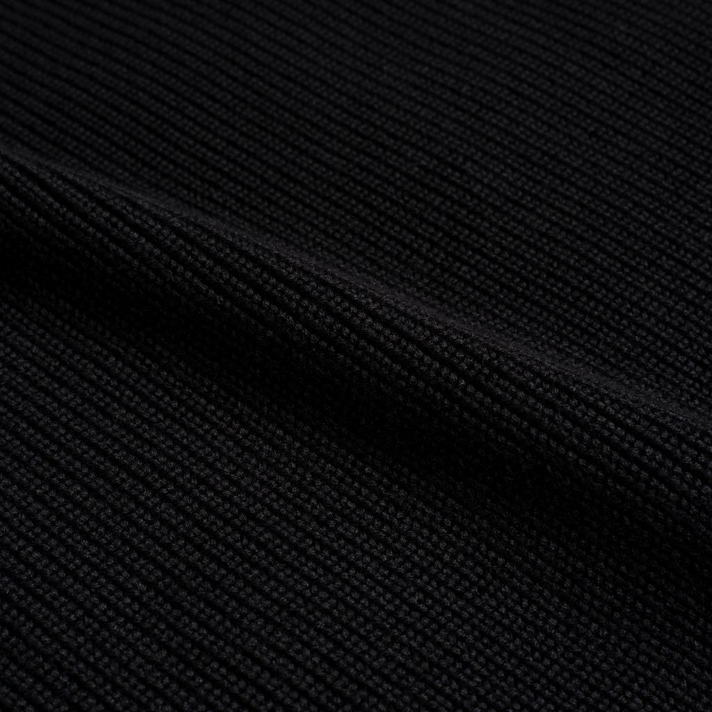 Ribbed Crewneck | Black