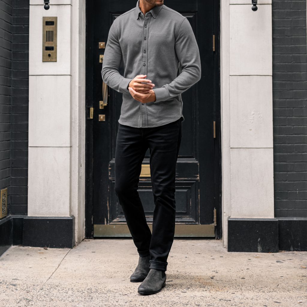 Everyday Button-Down Shirt | Grey