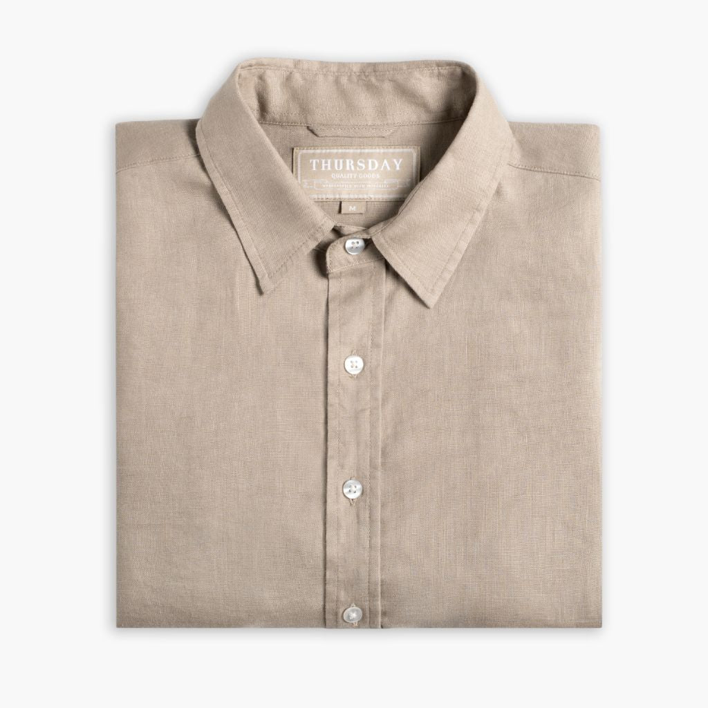 Linen Shirt | Taupe