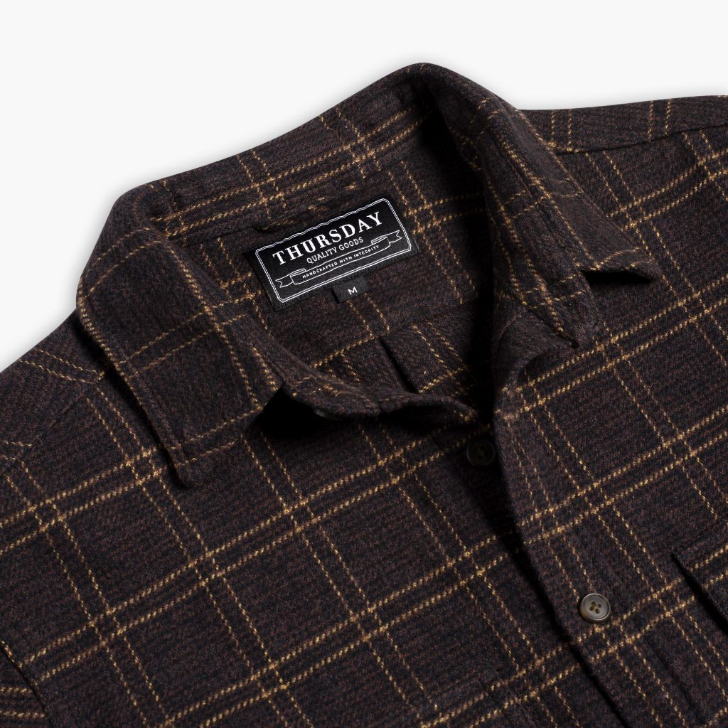 Summit Flannel Shirt | Chestnut