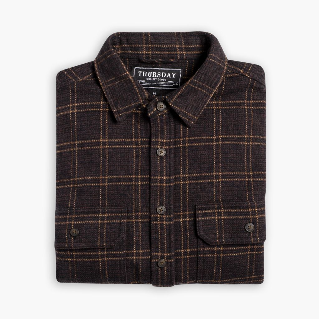 Summit Flannel Shirt | Chestnut