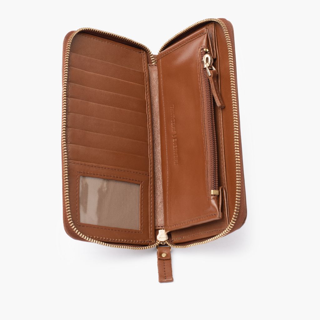 Wallet Wristlet | Saddle