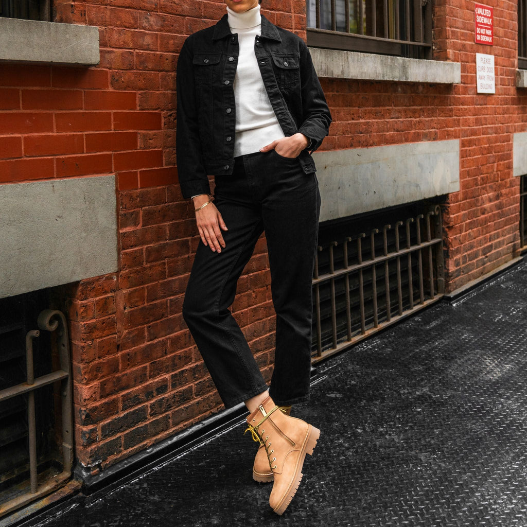 Denim Trucker Jacket | Black