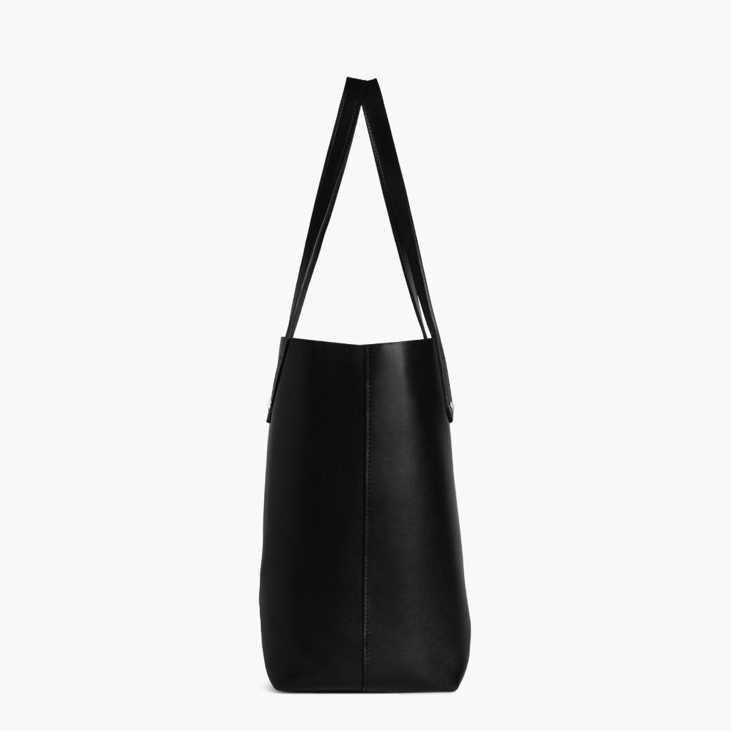 Everyday Tote | Black (L) (Silver)