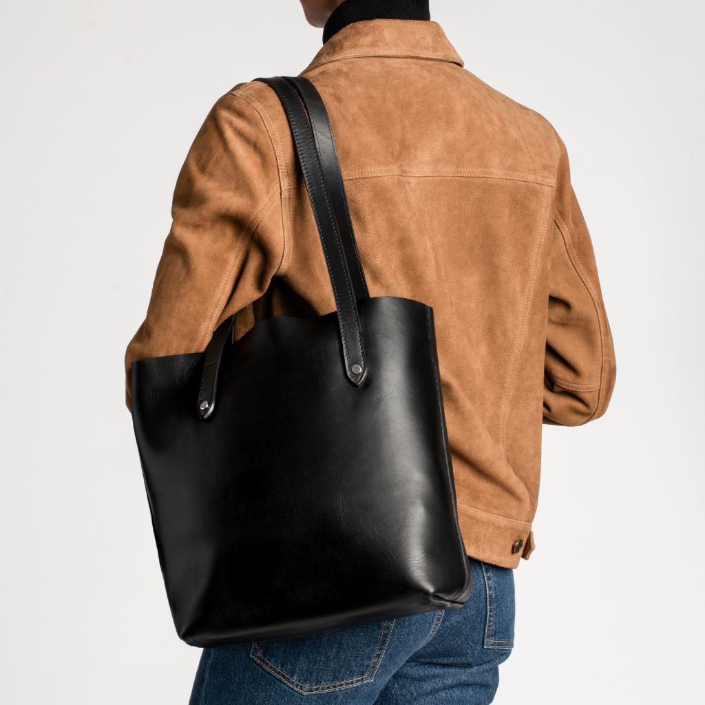 Everyday Tote | Black (M) (Silver)
