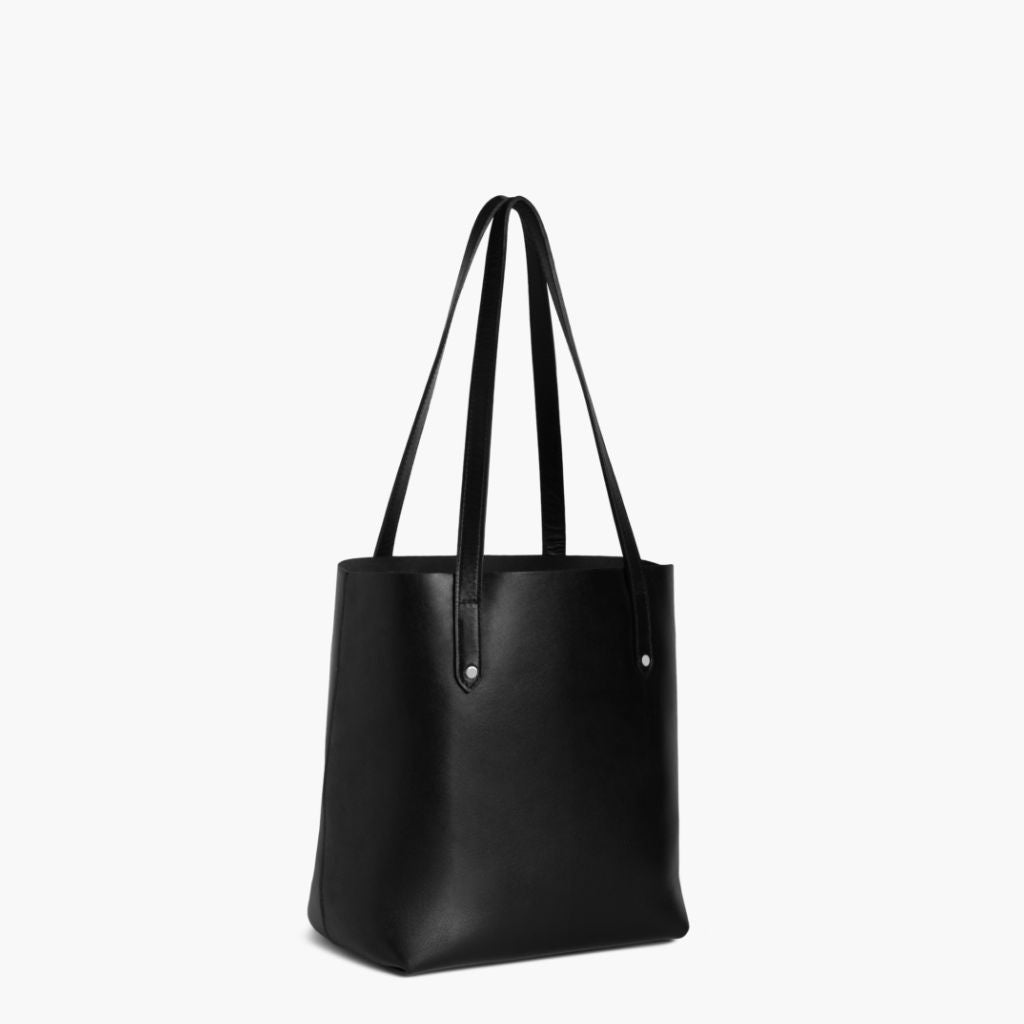 Everyday Tote | Black (M) (Silver)