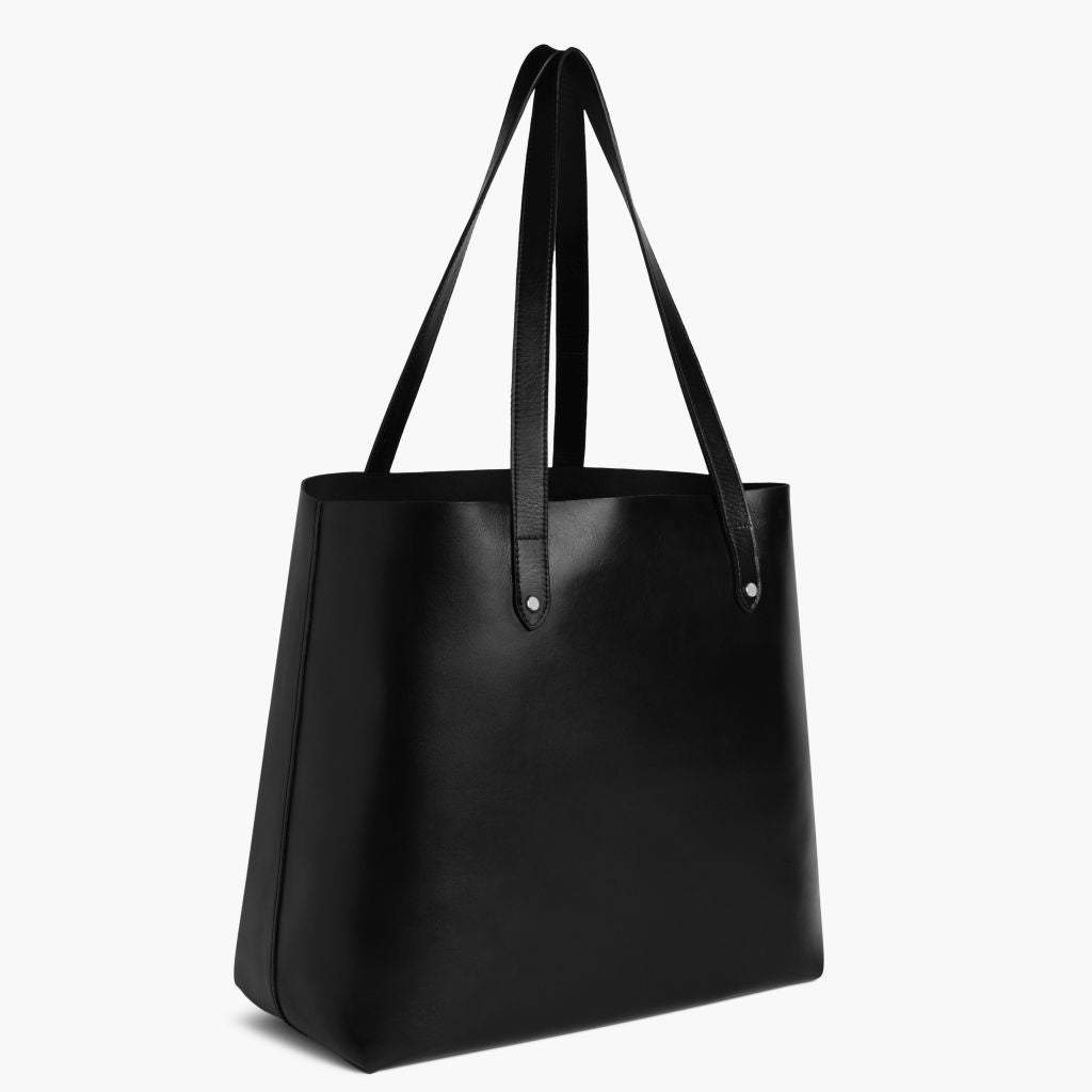 Everyday Tote | Black (XL) (Silver)