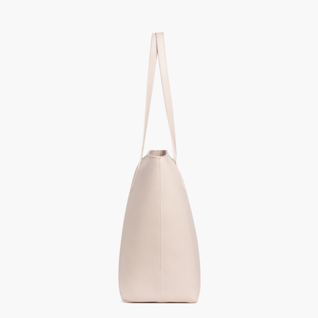 Everyday Tote | Beige (L) (Zipper)
