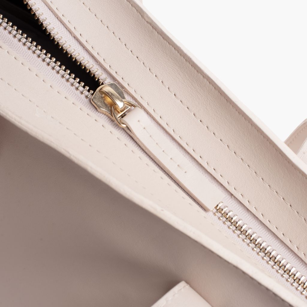 Everyday Tote | Beige (S) (Zipper)