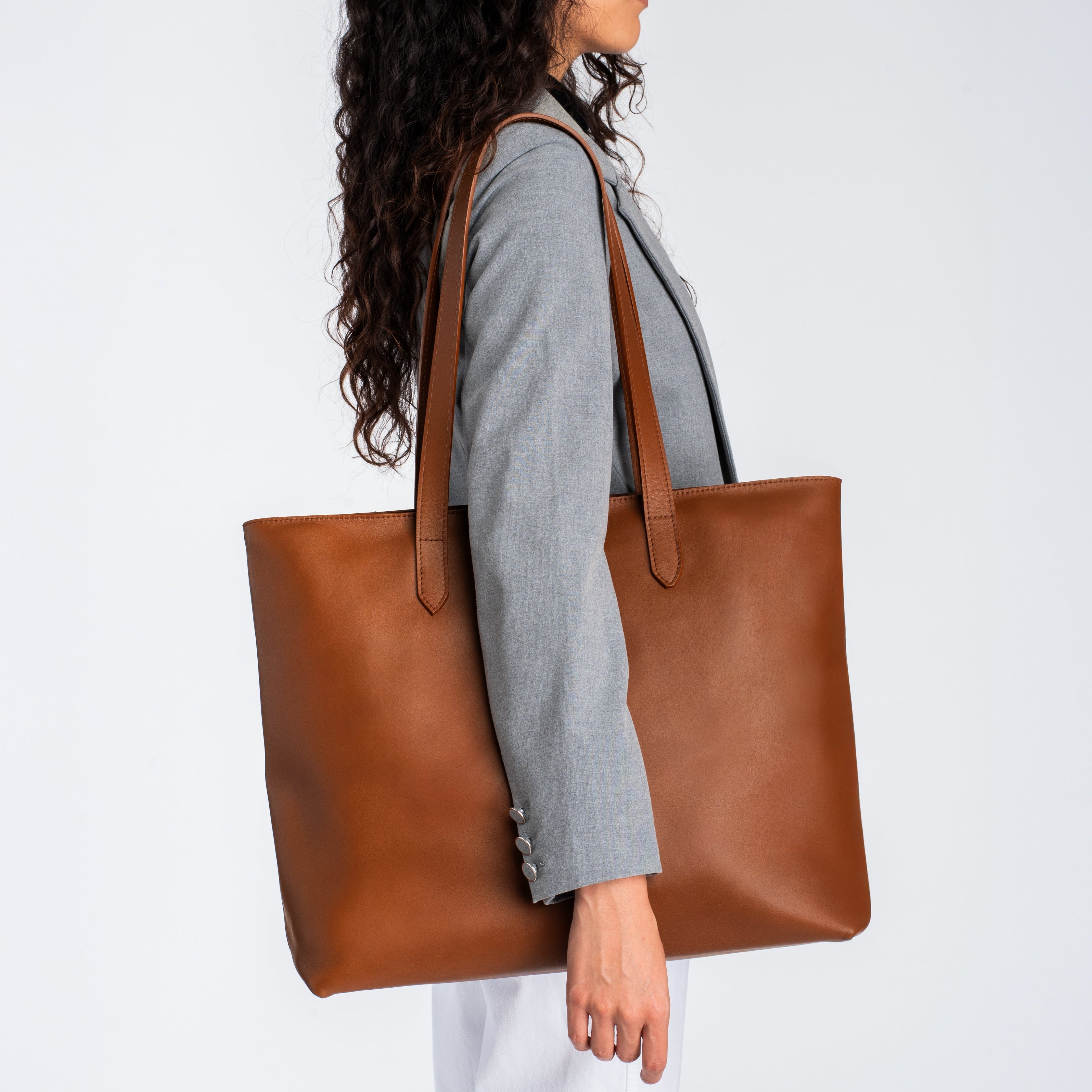 Everyday Tote | Cuero (XL) (Zipper)