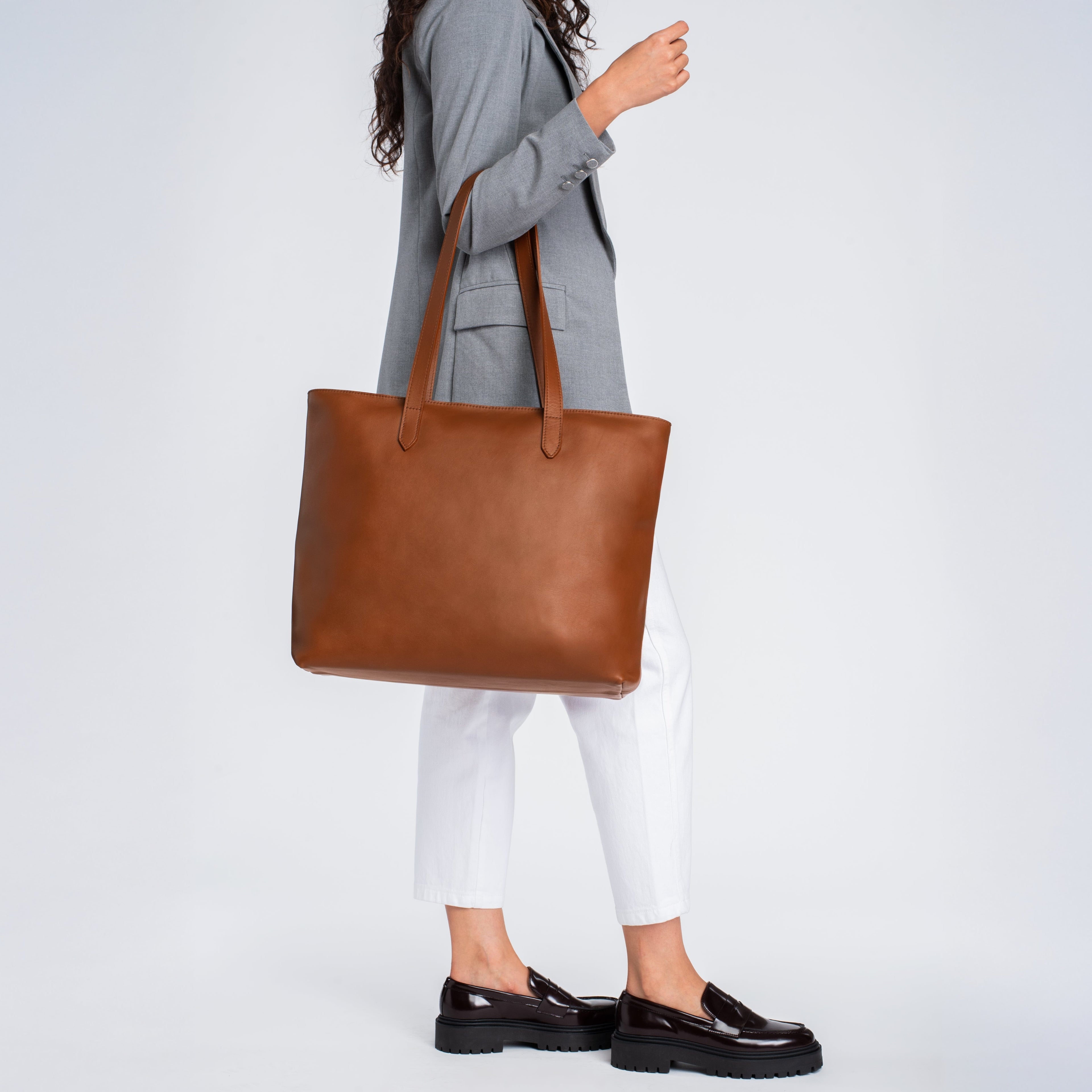 Everyday Tote | Cuero (XL) (Zipper)