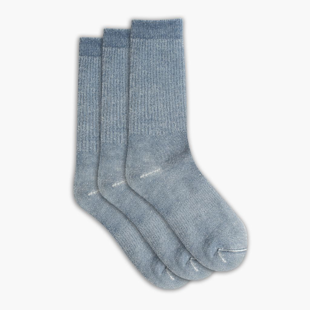 Men's Wool Cabin Sock | Navy 3-Pack